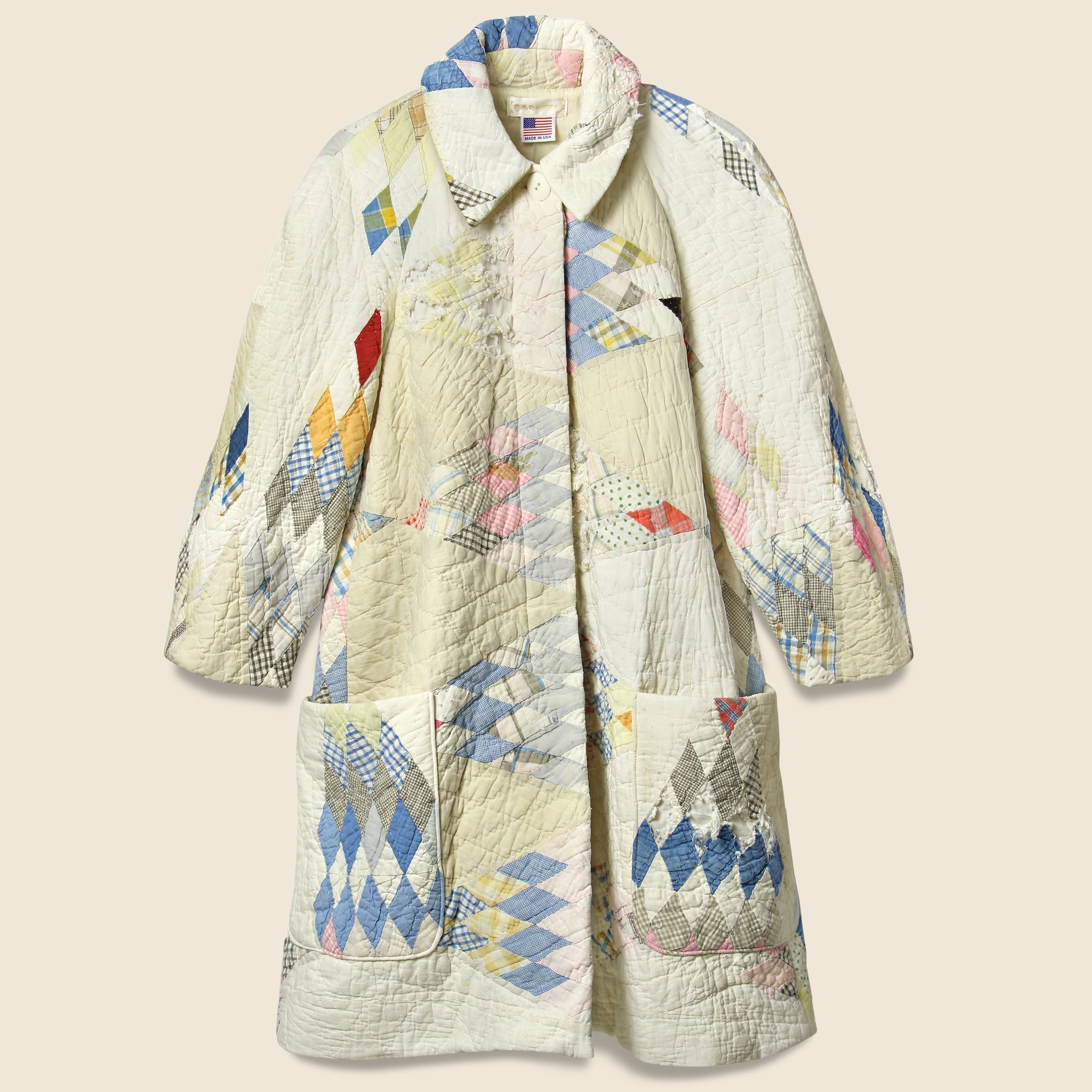 Quilt Coat - White Diamond - Carleen - STAG Provisions - W - Outerwear - Coat/Jacket