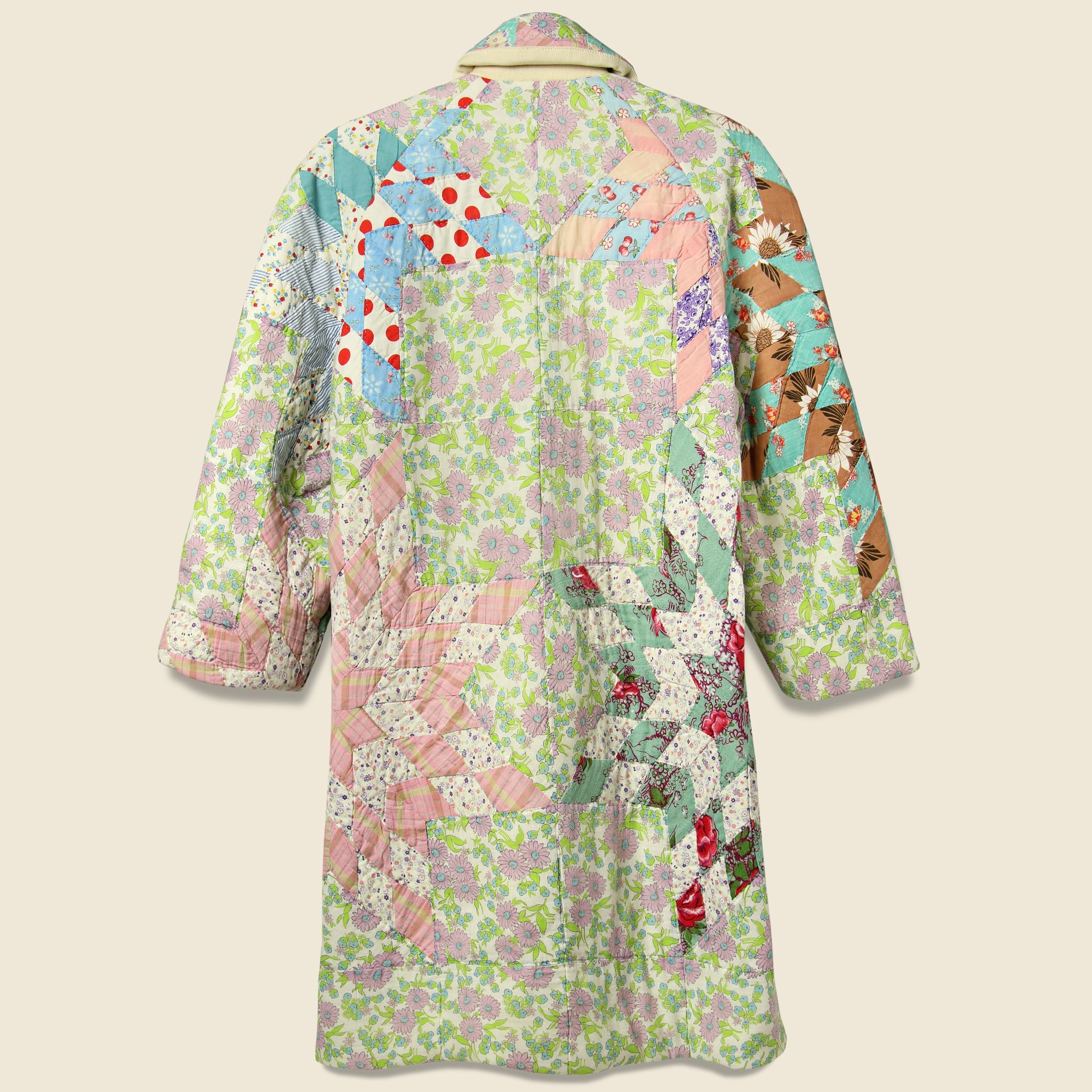 Quilt Coat - Purple Flowers - Carleen - STAG Provisions - W - Outerwear - Coat/Jacket