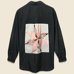 Patchwork Shirt - Black - Carleen - STAG Provisions - W - Tops - L/S Woven