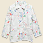 Moving Day Quilt Jacket - White/Pastel Flying Geese - Carleen - STAG Provisions - W - Outerwear - Coat/Jacket