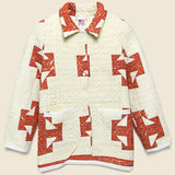 Moving Day Quilt Jacket - Red/Natural Stars - Carleen - STAG Provisions - W - Outerwear - Coat/Jacket