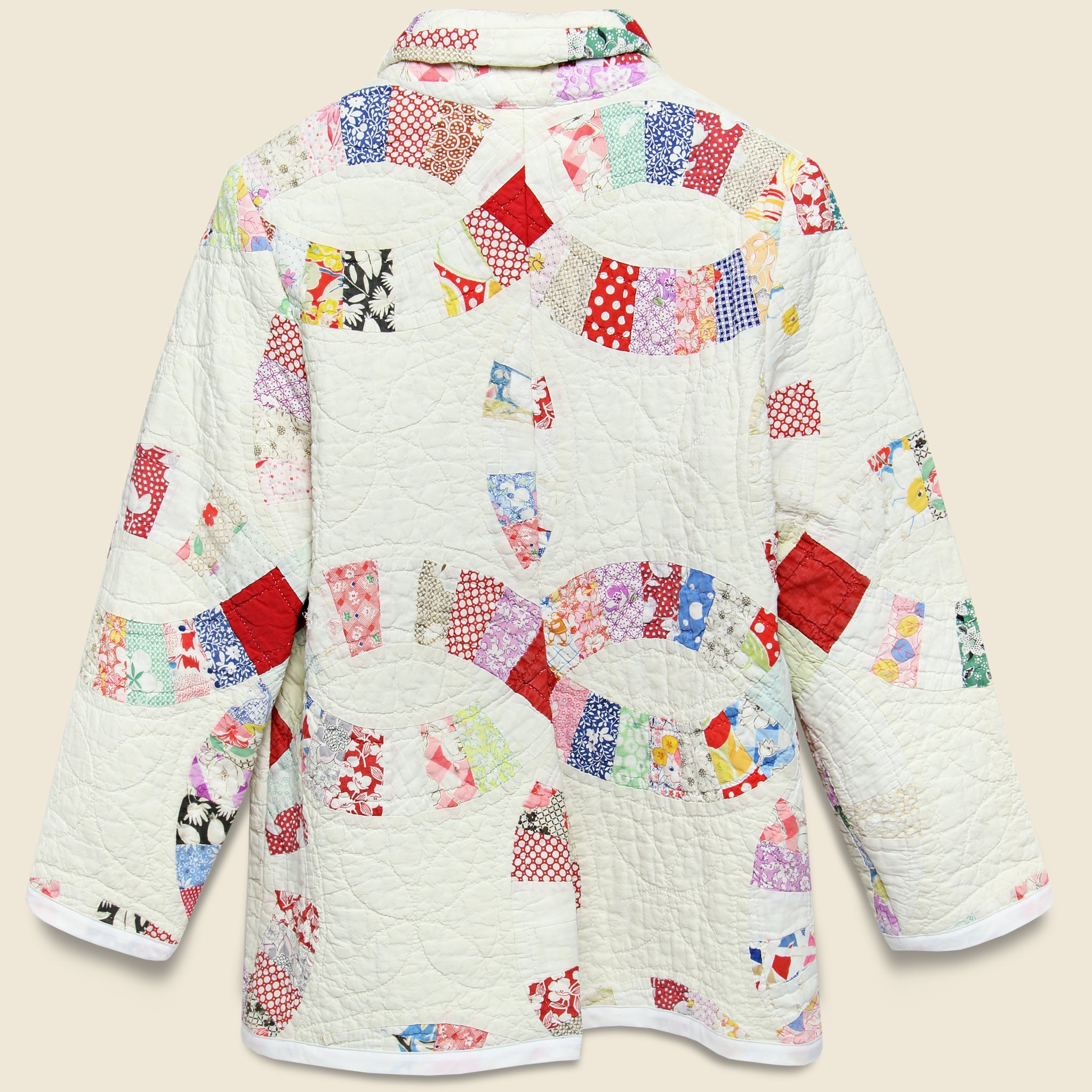 Moving Day Quilt Jacket - Red/Natural/Multi - Carleen - STAG Provisions - W - Outerwear - Coat/Jacket