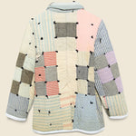Moving Day Quilt Jacket - Black Tassle/Pink/Lilac Traditional Block - Carleen - STAG Provisions - W - Outerwear - Coat/Jacket