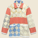 Moving Day Quilt Jacket - Red/Blue/Natural - Carleen - STAG Provisions - W - Outerwear - Coat/Jacket