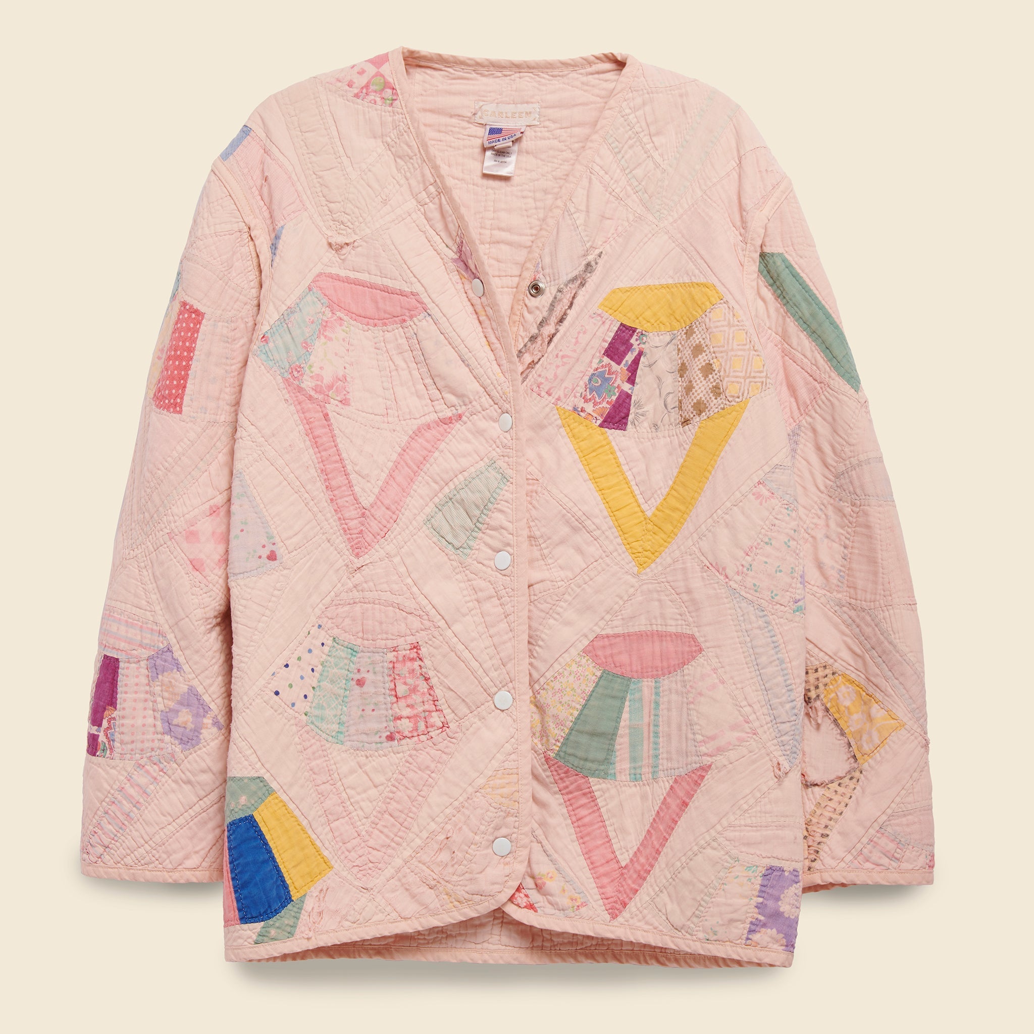 Quilt Liner Jacket - Pink Overdye, Multi-Color Fans - Carleen - STAG Provisions - W - Outerwear - Coat/Jacket