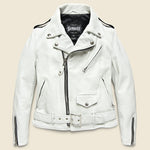 Perfecto Leather Jacket - White - Schott - STAG Provisions - W - Outerwear - Coat/Jacket