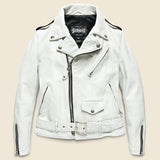 Perfecto Leather Jacket - White - Schott - STAG Provisions - W - Outerwear - Coat/Jacket