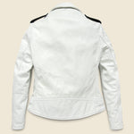 Perfecto Leather Jacket - White - Schott - STAG Provisions - W - Outerwear - Coat/Jacket
