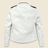 Perfecto Leather Jacket - White - Schott - STAG Provisions - W - Outerwear - Coat/Jacket