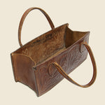 Tooled Leather Bag - Brown - Vintage - STAG Provisions - W - One & Done - Accessories & Jewelry