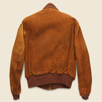 Suede Bomber Jacket - Copper - Vintage - STAG Provisions - W - Outerwear - Coat/Jacket