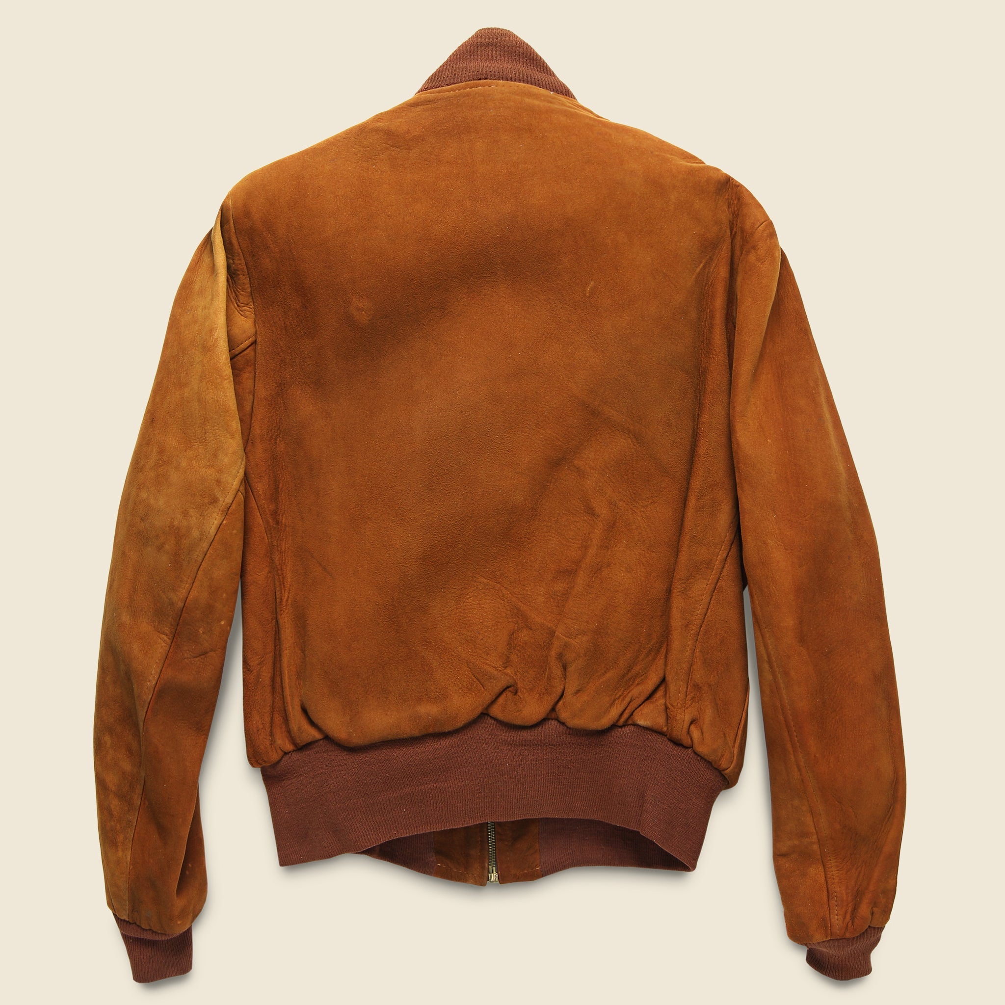 Suede Bomber Jacket - Copper - Vintage - STAG Provisions - W - Outerwear - Coat/Jacket