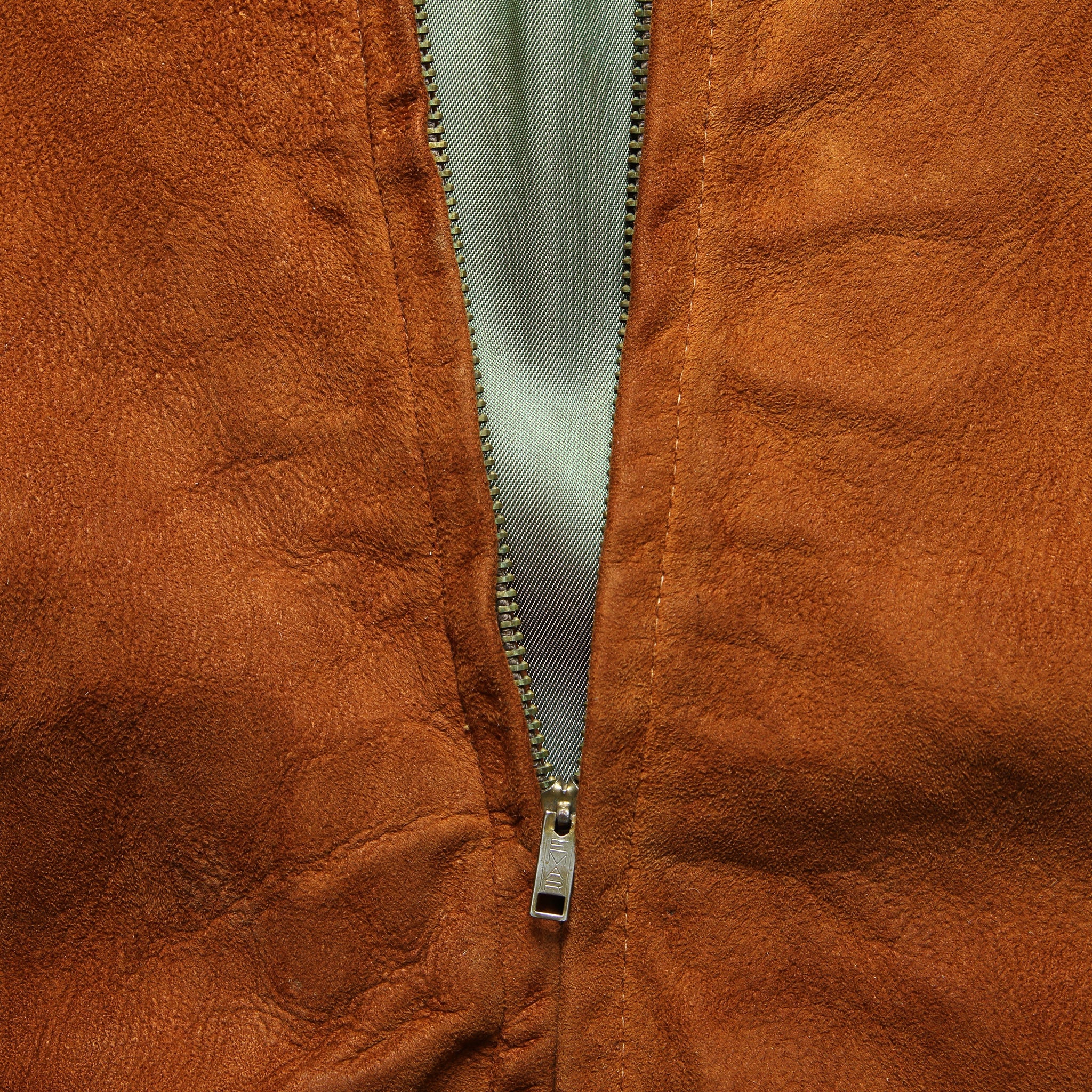 Suede Bomber Jacket - Copper - Vintage - STAG Provisions - W - Outerwear - Coat/Jacket