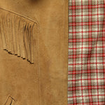 California Suede Fringe Jacket - Tan - Vintage - STAG Provisions - W - One & Done - Apparel