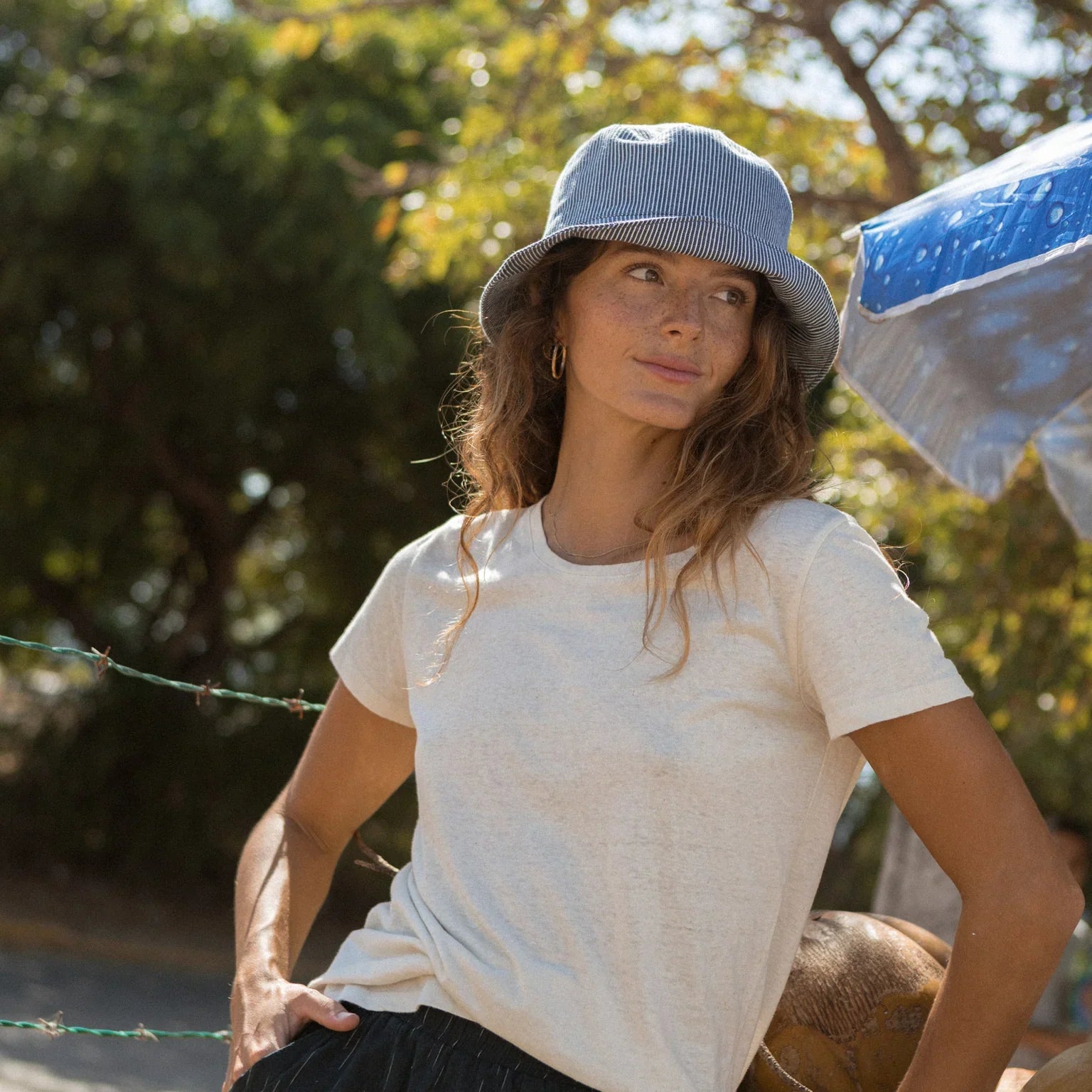 Bucket Hat - Railroad Stripe - Mollusk - STAG Provisions - W - Accessories - Hat