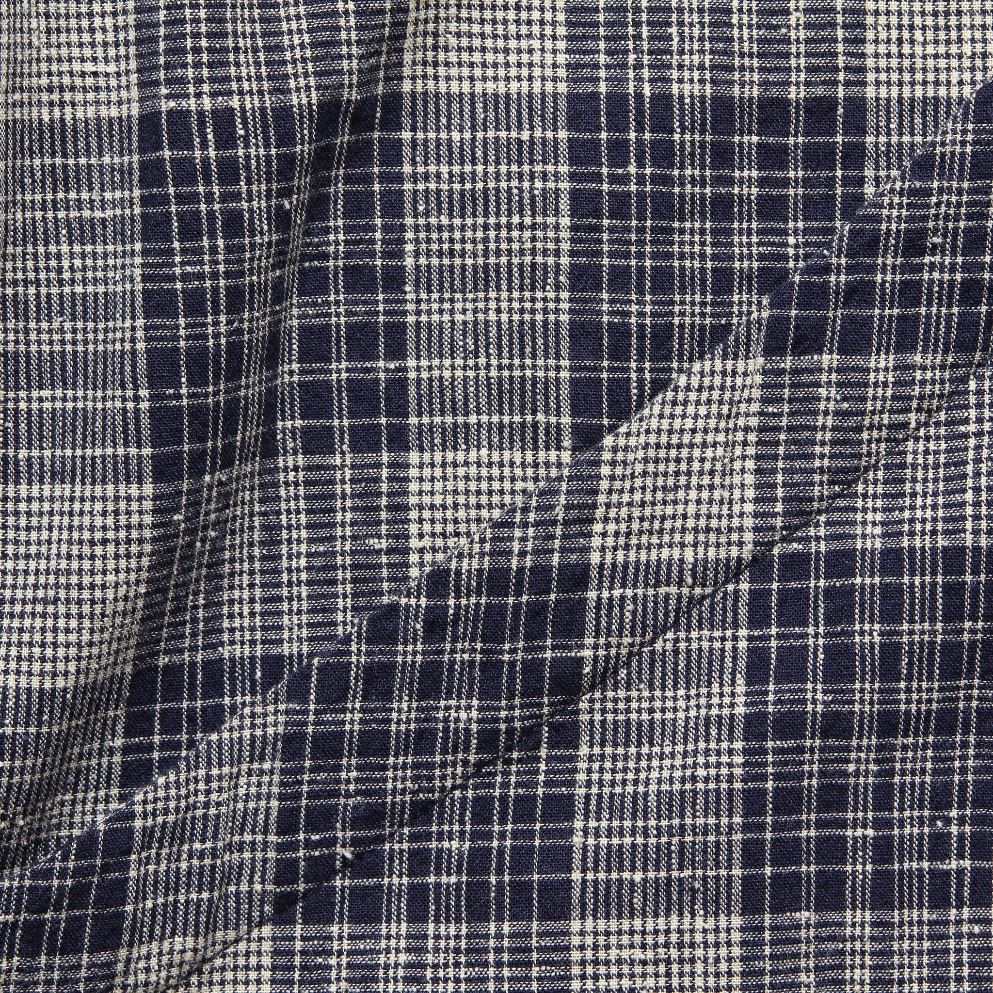 Naomi Boxy Top - Navy/Natural Plaid - Esby - STAG Provisions - W - Tops - S/S Woven