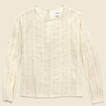 Elaina Blouse - Natural - Esby - STAG Provisions - W - Tops - L/S Woven