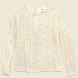 Elaina Blouse - Natural - Esby - STAG Provisions - W - Tops - L/S Woven