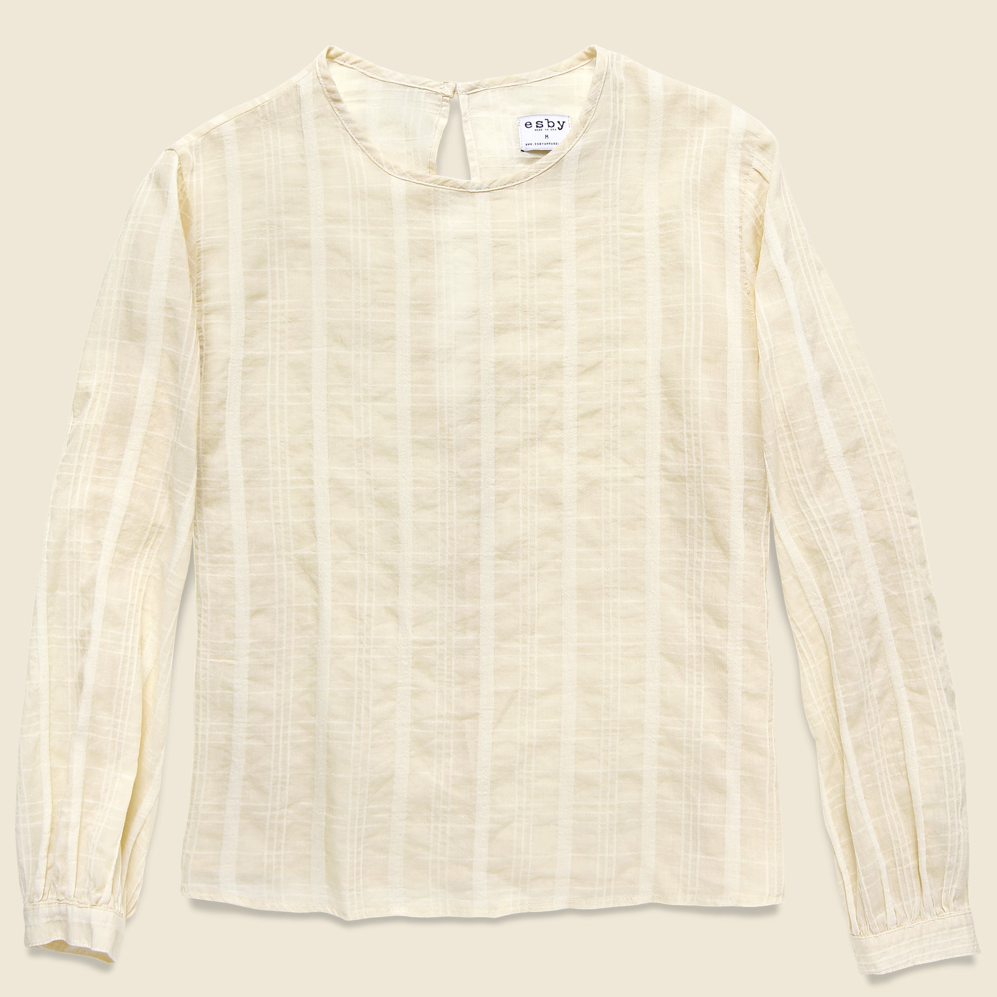 Elaina Blouse - Natural - Esby - STAG Provisions - W - Tops - L/S Woven
