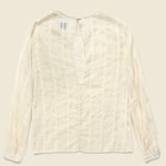 Elaina Blouse - Natural - Esby - STAG Provisions - W - Tops - L/S Woven