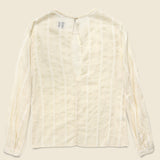 Elaina Blouse - Natural - Esby - STAG Provisions - W - Tops - L/S Woven