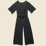 Duffy Wide Leg Jumper - Black - Esby - STAG Provisions - W - Onepiece - Jumpsuit