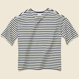 Meredith Knit Top - Natural/Midnight Stripe - Esby - STAG Provisions - W - Tops - S/S Knit
