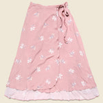Allegra Wrap Skirt - Lotus Blossom - Faherty - STAG Provisions - W - Onepiece - Skirt