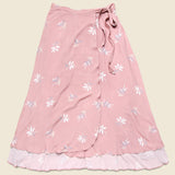 Allegra Wrap Skirt - Lotus Blossom - Faherty - STAG Provisions - W - Onepiece - Skirt