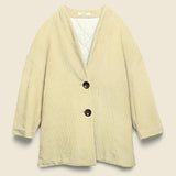 Isabella Padded Corduroy Coat - Light Beige - Filosofia - STAG Provisions - W - Outerwear - Coat/Jacket