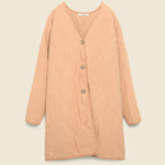 Brooklyn Quilted Coat - Sandy Brown - Filosofia - STAG Provisions - W - Outerwear - Coat/Jacket