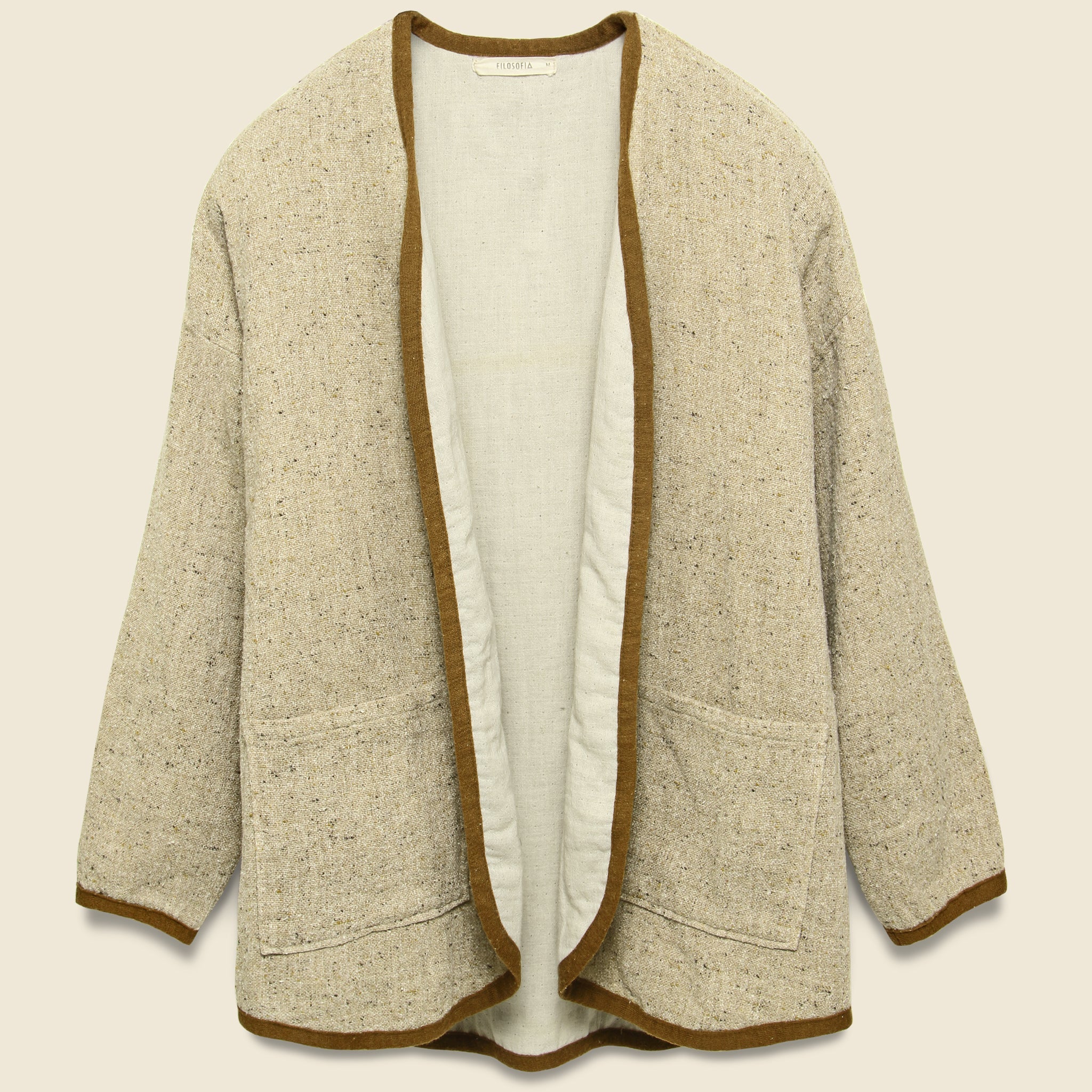 Madison Tweed Cardigan - Taupe - Filosofia - STAG Provisions - W - Tops - Sweater