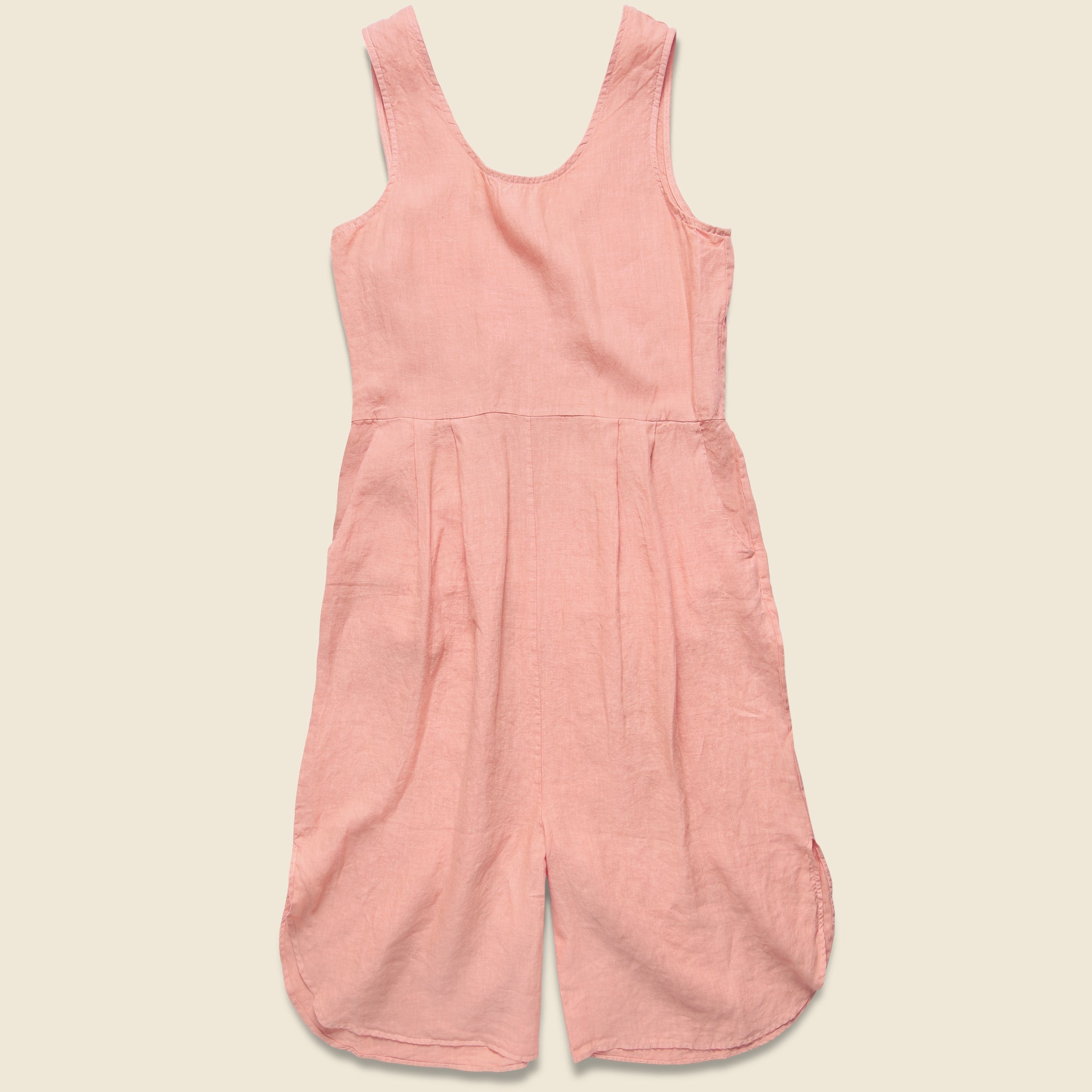 Sam Linen Jumpsuit - Peach Camelia - Filosofia - STAG Provisions - W - Onepiece - Jumpsuit