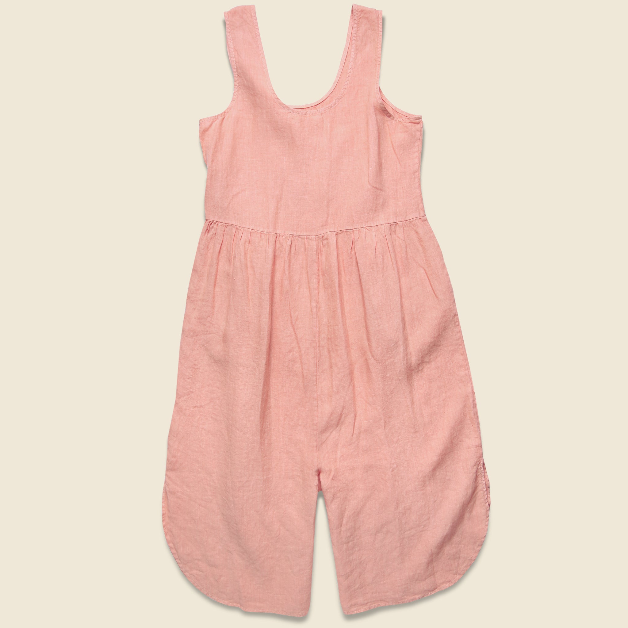 Sam Linen Jumpsuit - Peach Camelia - Filosofia - STAG Provisions - W - Onepiece - Jumpsuit