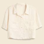 Josie Crop Top - Vanilla - Filosofia - STAG Provisions - W - Tops - S/S Woven