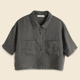 Josie Crop Top - Ink - Filosofia - STAG Provisions - W - Tops - S/S Woven