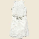 Linen Salon Dress - White - Fog Linen - STAG Provisions - W - Onepiece - Dress
