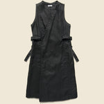 Linen Salon Dress - Black - Fog Linen - STAG Provisions - W - Onepiece - Dress