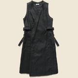 Linen Salon Dress - Black - Fog Linen - STAG Provisions - W - Onepiece - Dress