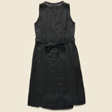 Linen Salon Dress - Black - Fog Linen - STAG Provisions - W - Onepiece - Dress