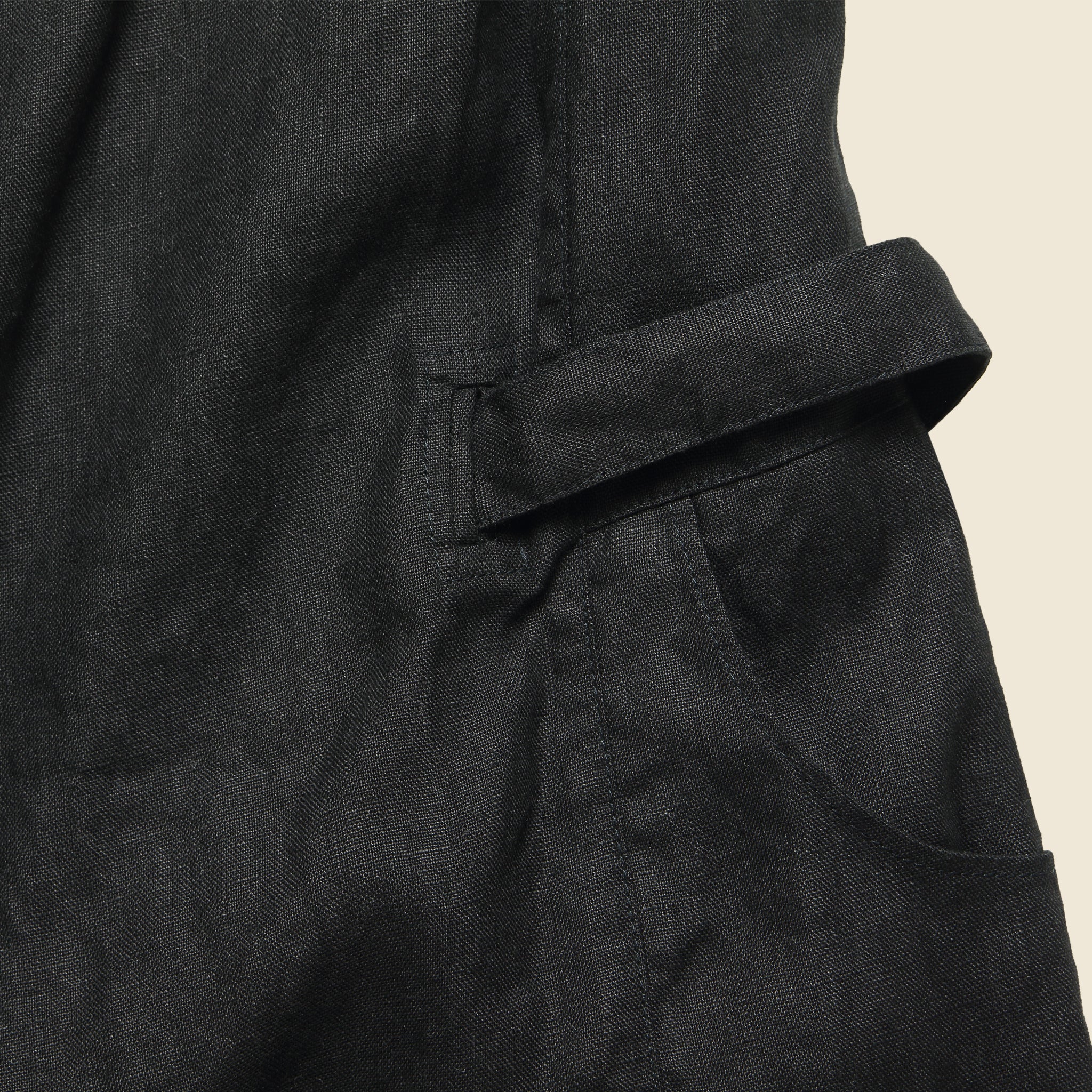 Linen Salon Dress - Black - Fog Linen - STAG Provisions - W - Onepiece - Dress