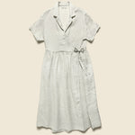 Olivia Wrap Dress - Natural - Fog Linen - STAG Provisions - W - Onepiece - Dress