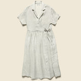Olivia Wrap Dress - Natural - Fog Linen - STAG Provisions - W - Onepiece - Dress