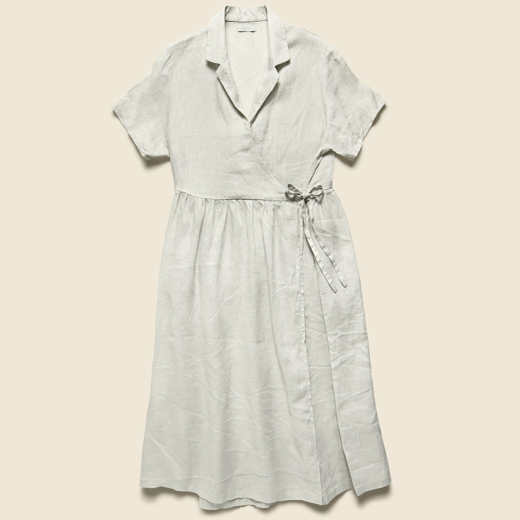 Olivia Wrap Dress - Natural - Fog Linen - STAG Provisions - W - Onepiece - Dress