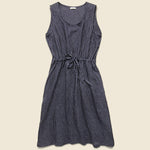 Carola Sleeveless Dress - Pinstripe - Fog Linen - STAG Provisions - W - ONEPIECE - DRESS