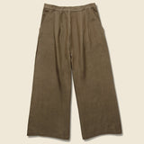Crop Culotte - Cocoa - First Rite - STAG Provisions - W - Pants - Twill