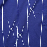 Long Stripe & X Kimono Robe - Bright Indigo/White - Vintage - STAG Provisions - W - One & Done - Apparel