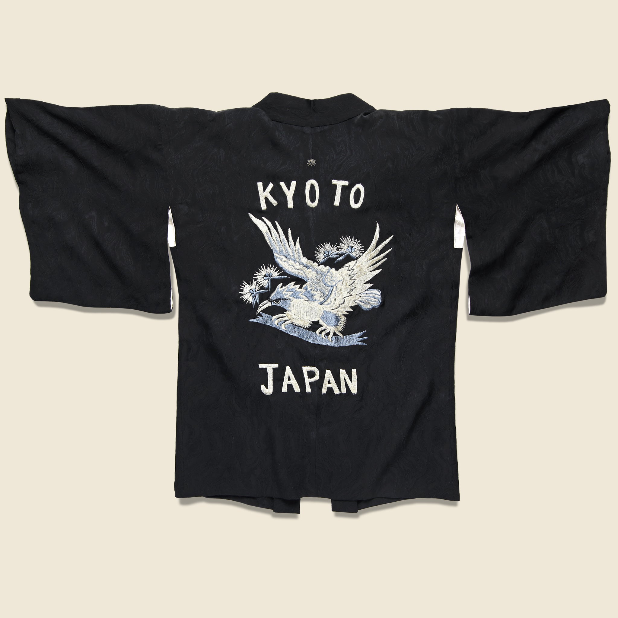 Embroidered Silk Kimono - Eagle - Vintage - STAG Provisions - W - One & Done - Apparel