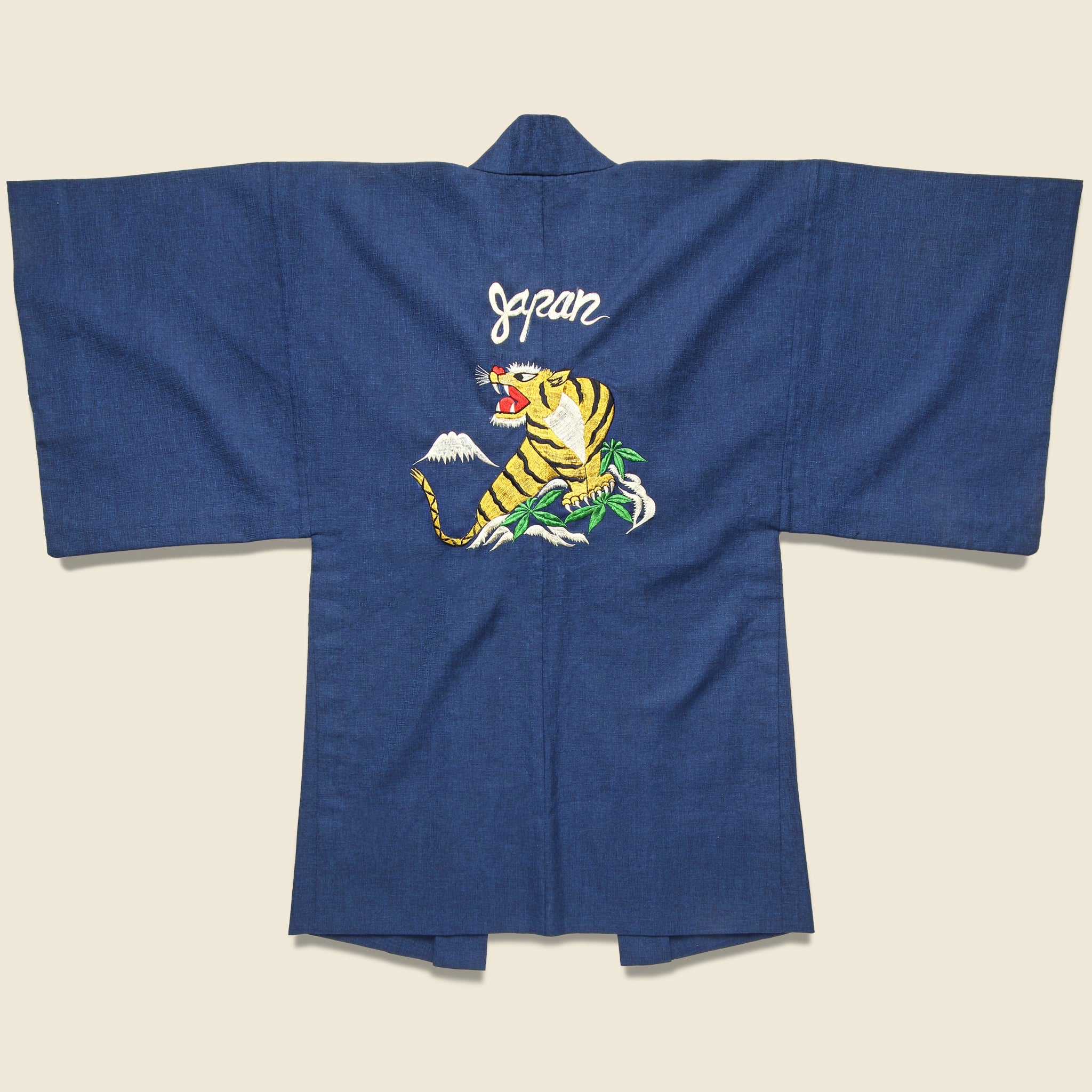 Embroidered Silk Kimono - Tiger - Vintage - STAG Provisions - W - One & Done - Apparel