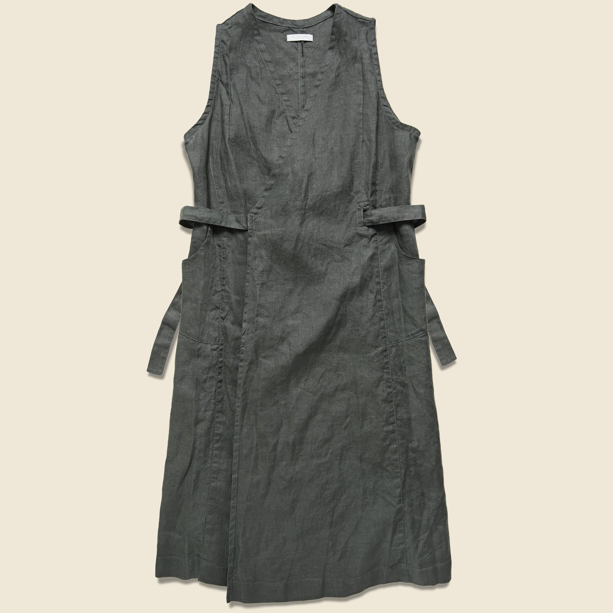Linen Salon Dress - Grey - Fog Linen - STAG Provisions - W - Onepiece - Dress